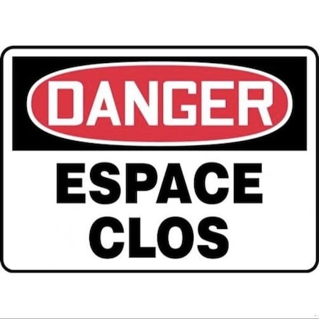 Accuform OSHA DANGER SAFETY SIGN CONFINED FRMCSP002XV FRMCSP002XV